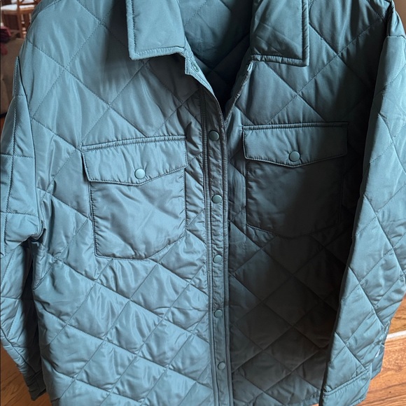 Free Country Green Quilted Women's Puffer Jacket - Picture 14 of 15